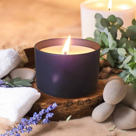 bougie de massage, bougie naturelle, huile de massage, massage bien-être, huiles essentielles, soin du corps, hydratation peau,